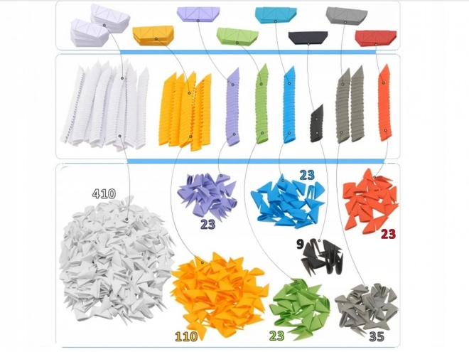 Alexander kreativní 3D Origami Jednorožec