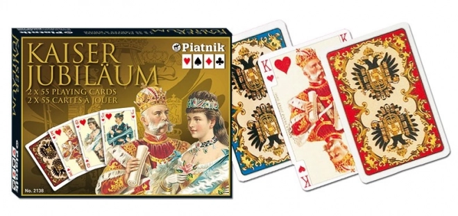 Luxusní hrací karty Kaiser Jubiläum