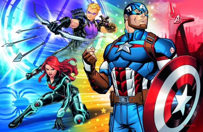 Minipuzzle Avengers 54 dílků v krabičce