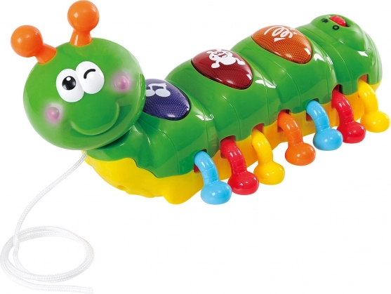 Hudební housenka piano 21 cm