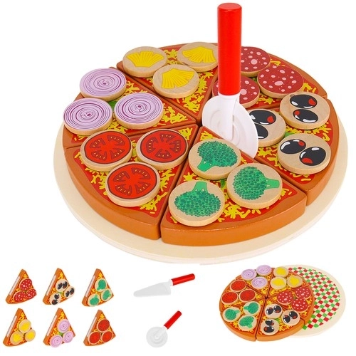 Dětská dřevěná pizza