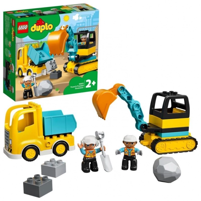 DUPLO kamion a pásový bagr