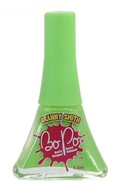 BO-PO lak na nehty zelený s vůní granny smith