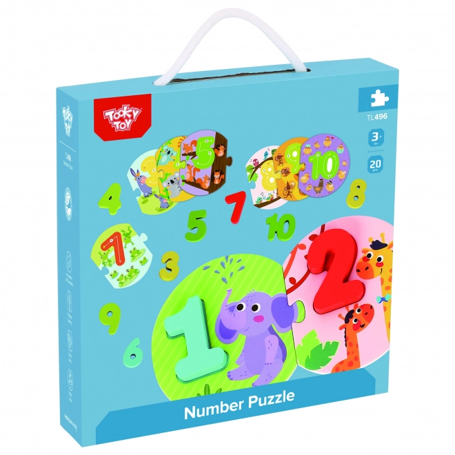 Edukativní puzzle Montessori Tooky Toy