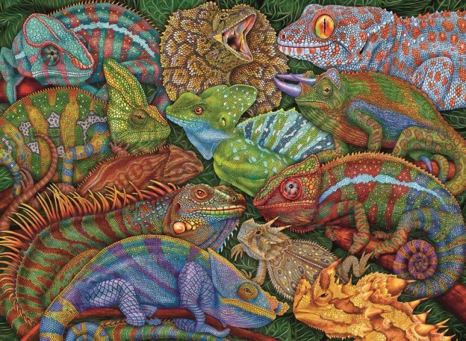 Ravensburger puzzle Úžasní plazi 300 dílků