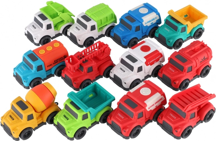 Různé typy vozidel pro rozvoj fantazie