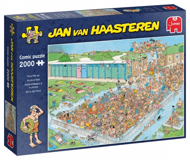 Jumbo puzzle – zábava v bazénu 2000 dílků