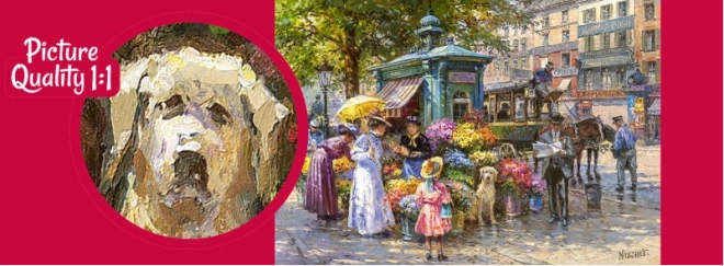 Puzzle Květinový Trh CHERRY PAZZI 1000 dílků