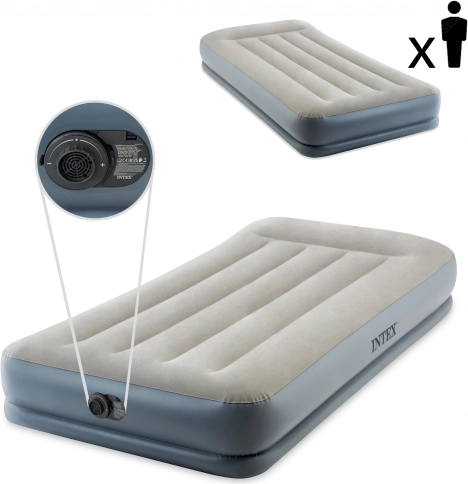 nafukovací matrace s vestavěnou pumpou 191 × 99 × 30 cm INTEX