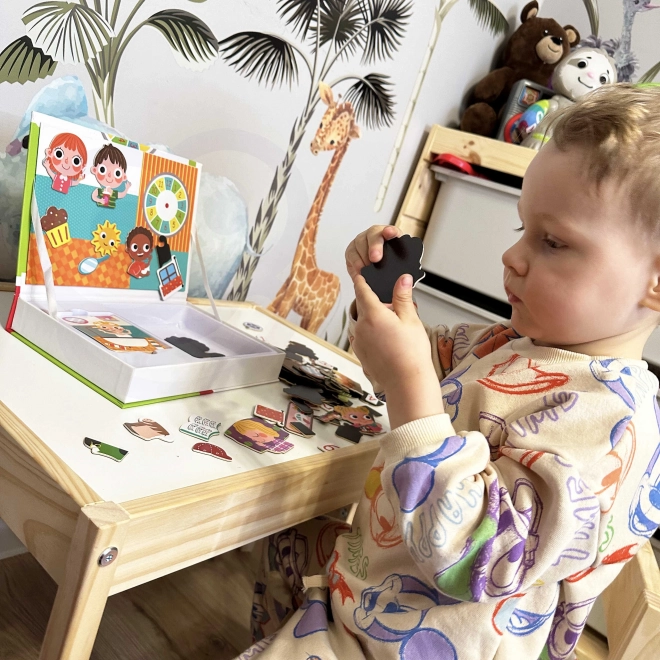 Magnetická dřevěná skládačka Tooky Toy