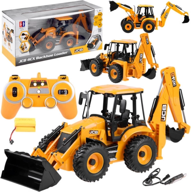 Velký RC traktor – buldozer a nakladač JCB 1:20