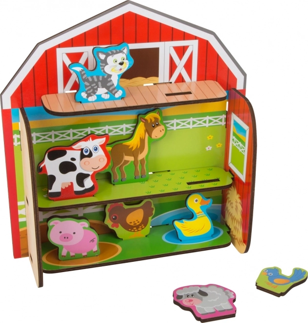 Dřevěná stavebnice Farma Small Foot