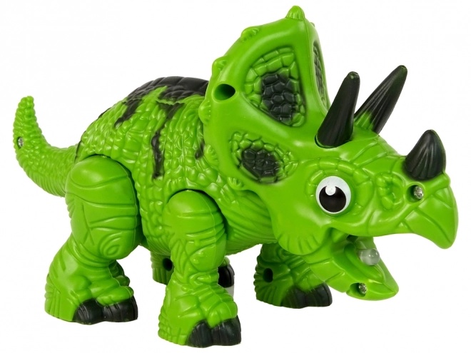 Interaktivní dinosaurus Triceratops s párou a zvukem