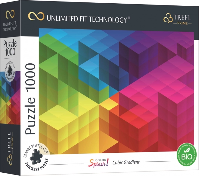 TREFL Puzzle Kostkový gradient 1000 dílků