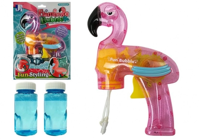 Pistole na bubliny Flamingo růžový