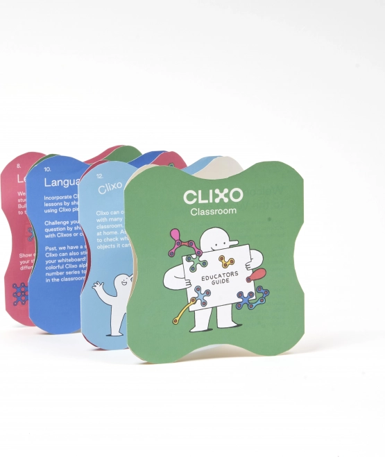CLIXO Classroom - magnetická stavebnice 100 kusů