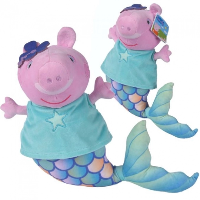 Plyšové prasátko Peppa Mořská panna 30 cm
