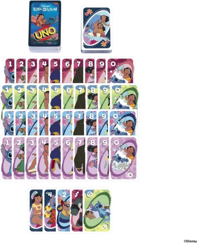 Motiv Lilo & Stitch s barevnými ilustracemi