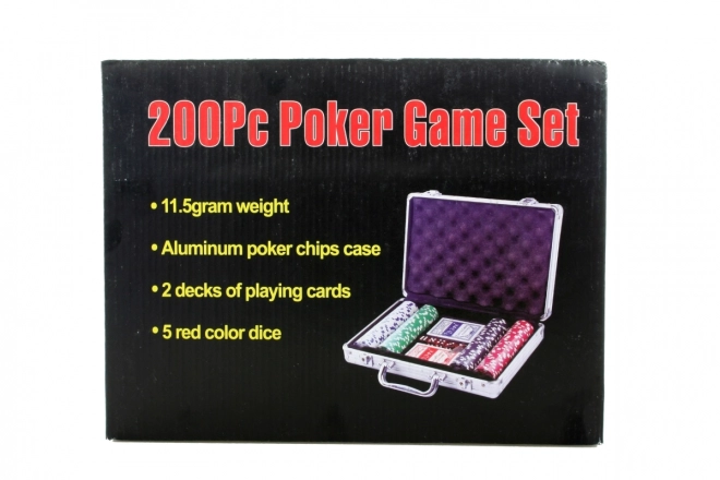 Sada na poker v kufříku