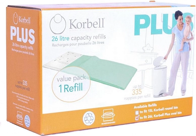 Náhradní náplň do koše na pleny KORBELL Plus 26 l