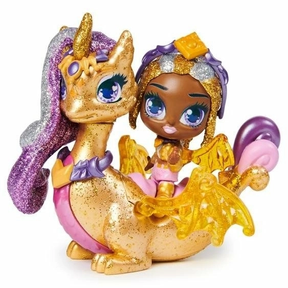 Panenka Hatchimals Pixies Royal Rider a zvířátko