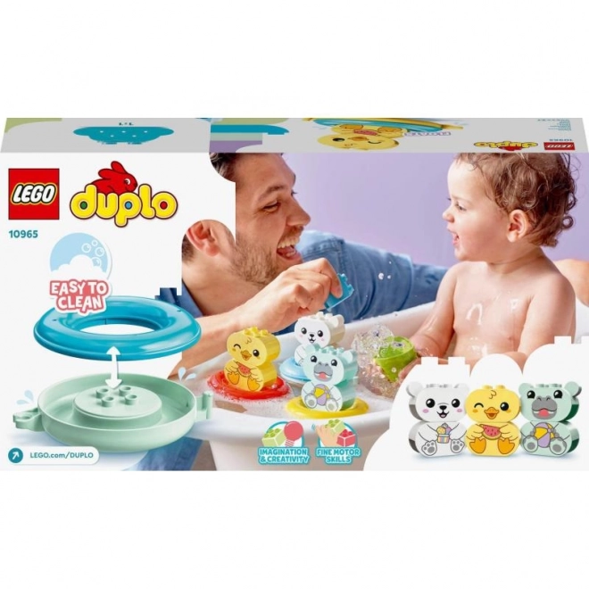 Duplo Koupelová Zábava: Plovoucí Vláček Zvířátek