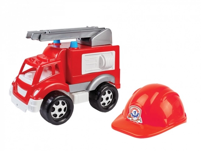 Hasičské auto Žebřík Přilba Hasič 3978