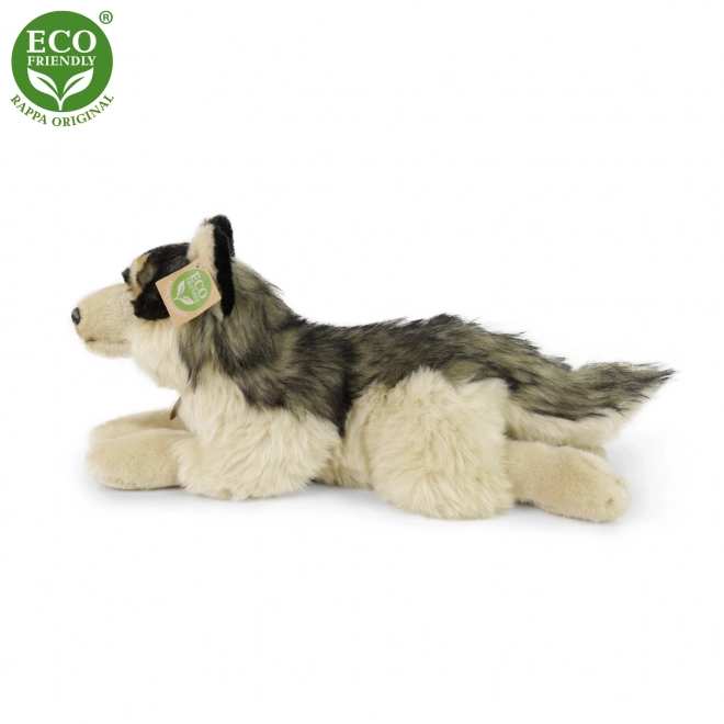 Plyšový vlk ležící 35 cm eco-friendly