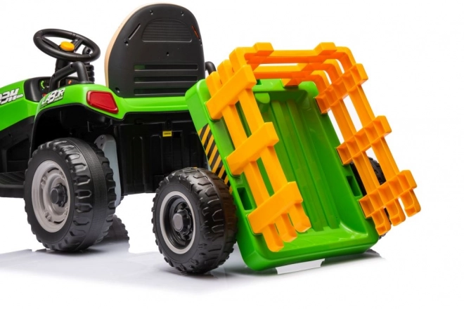 Bateriový traktor BBH-030 zelený