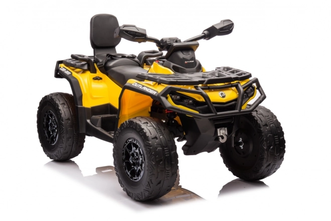 Dětská čtyřkolka Can Am Outlander ATV žlutá