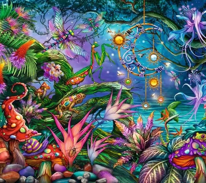 Puzzle Barevná fantazie 1000 dílků Ravensburger