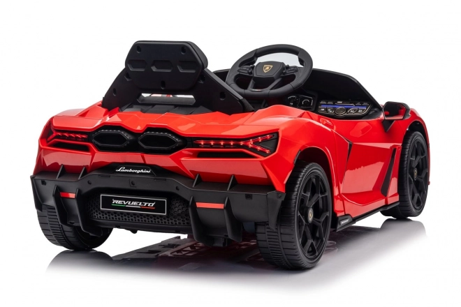 Dětské auto Lamborghini Revuelto červené