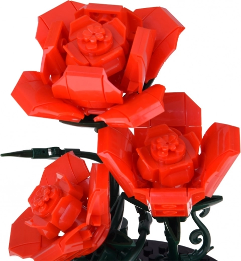 Detailní květ s realistickými tvary