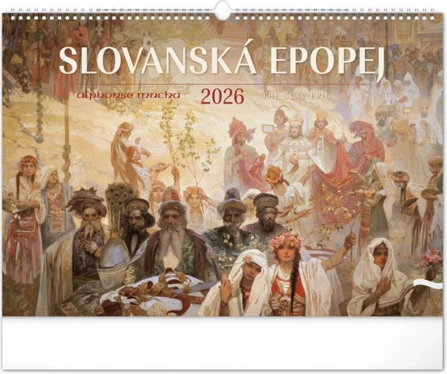 Nástěnný kalendář Slovanská epopej 2026