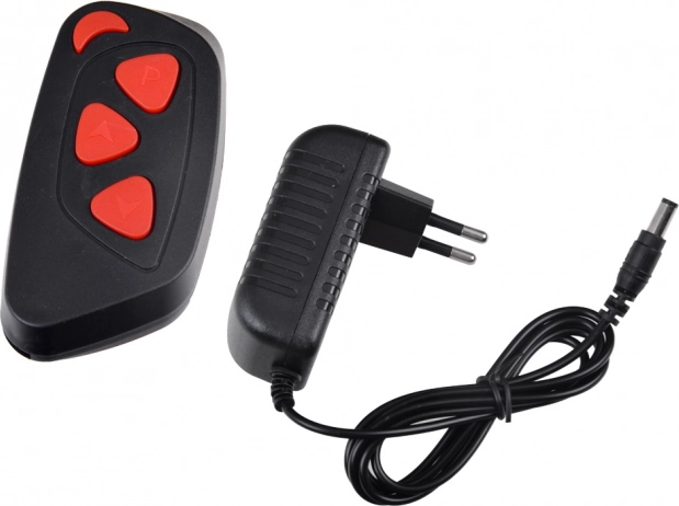 Klasický dětský elektrický skútr oranžový – Zelená