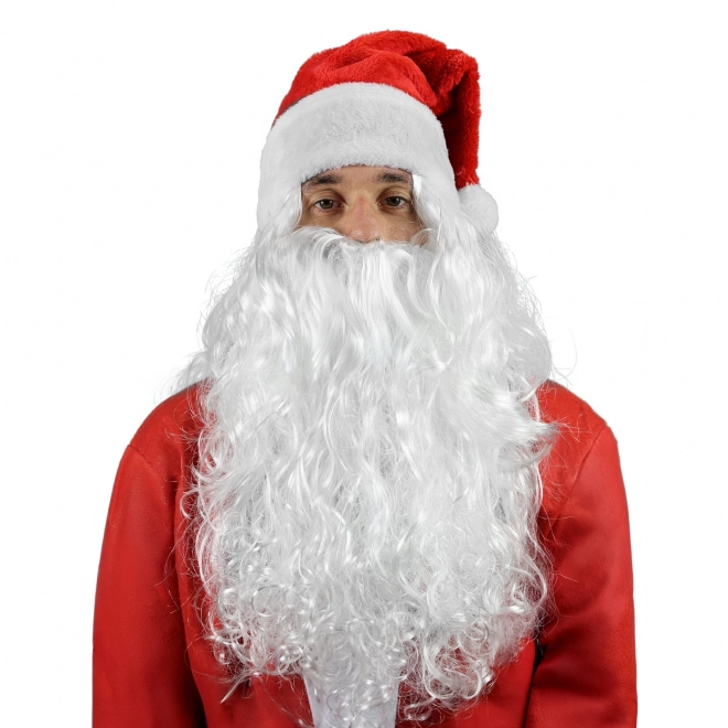 Mikulášská paruka s vousy pro dospělé