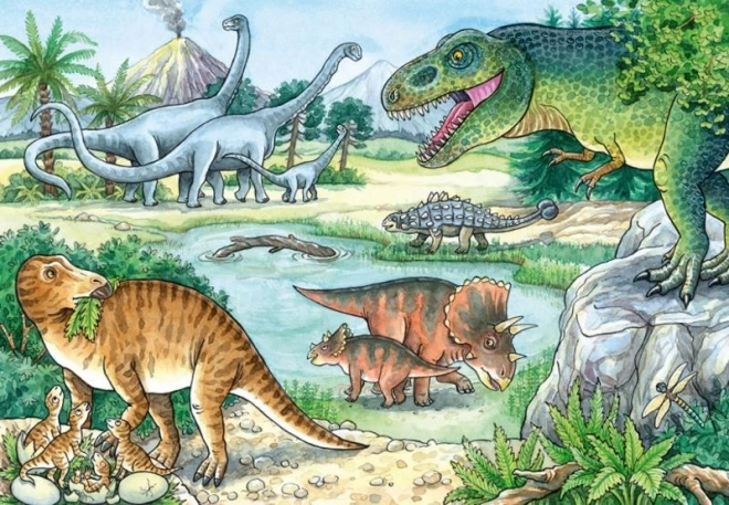 Dinosauři 2x24 dílků