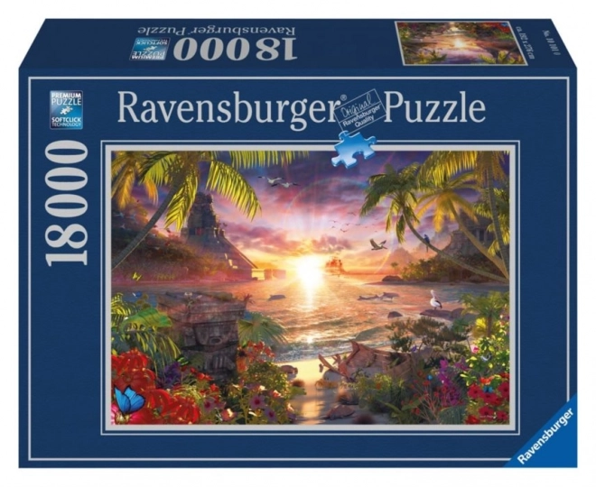 Puzzle Západ slunce v ráji od Ravensburger