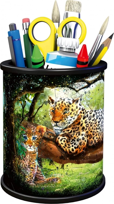 RAVENSBURGER 3D puzzle stojan: Levharti 54 dílků