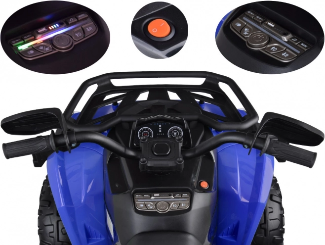 Velky akumulátorový čtyřkolka pro děti 4x4 modrá