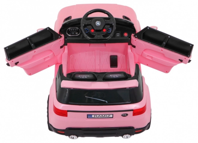 Elektrické autíčko Land Rapid Racer růžové