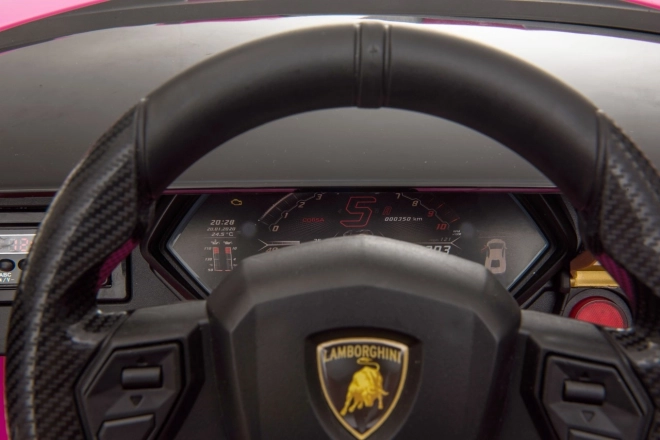 Lamborghini SIAN dětské auto na baterii s ovladačem – Růžové