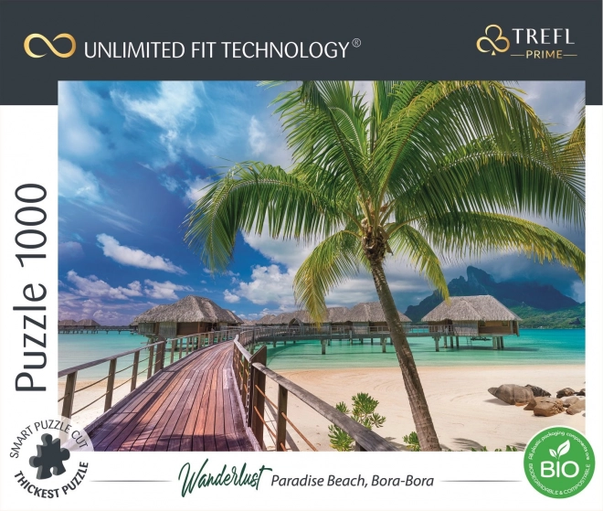 Trefl puzzle Wanderlust: Rajská pláž na Bora-Bora 1000 dílků