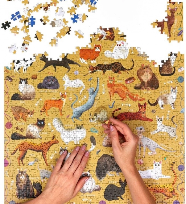 Puzzle Puzzlove Kočky 1000 dílků