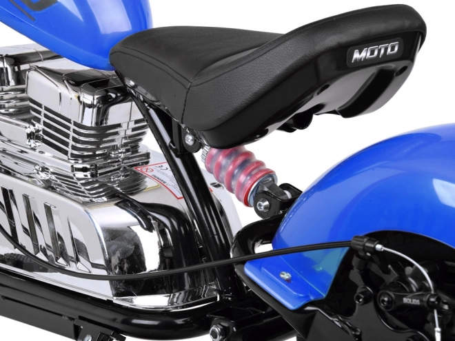 Elektrycký chopper motocykl pro děti – Modrá