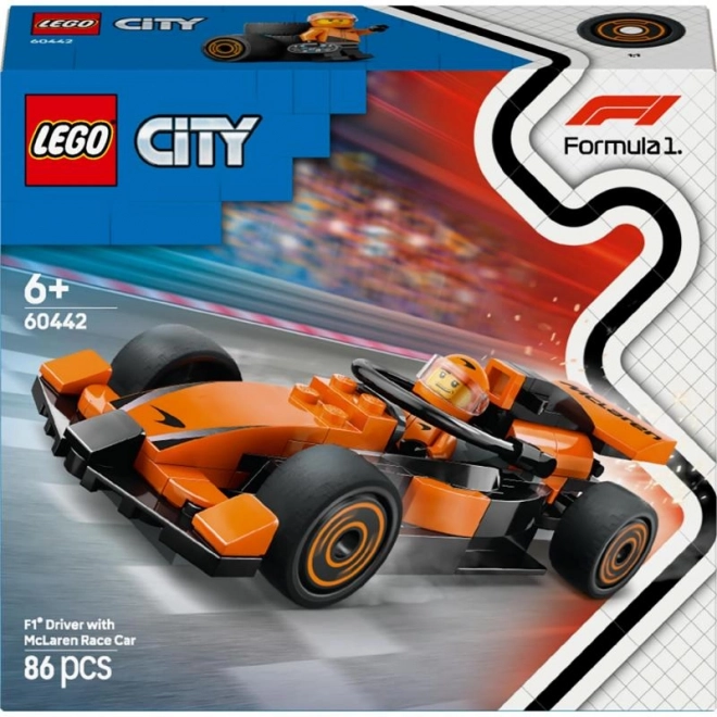 LEGO® City 60442 Jezdec F1 se závodním vozem McLaren