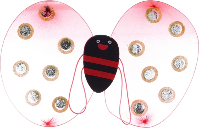 Třpytivá křídla s pohodlnými popruhy