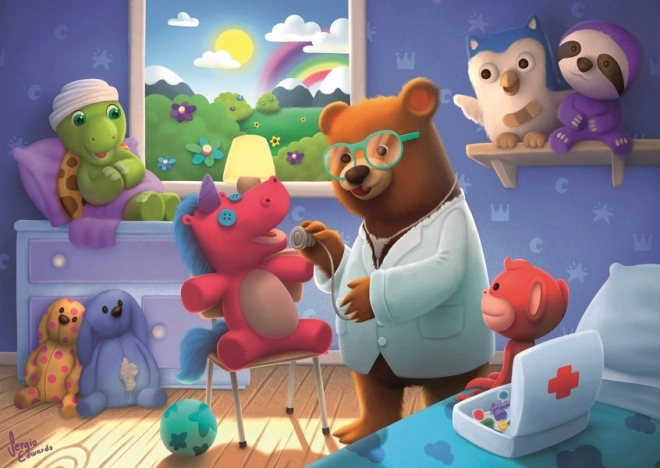 Ravensburger Puzzle Plyšová Pohotovostní Služba 35 Dílů