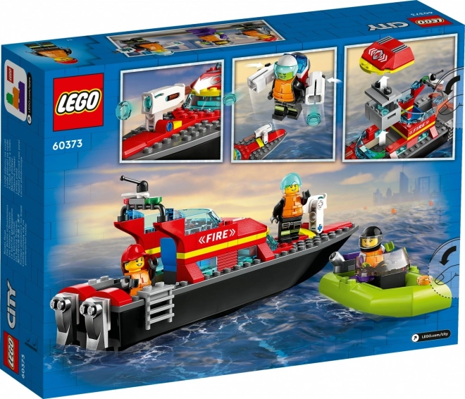 LEGO® City 60373 Hasičská záchranná loď a člun