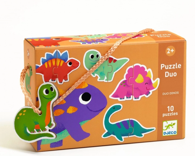 Puzzle Duo Dinosauři